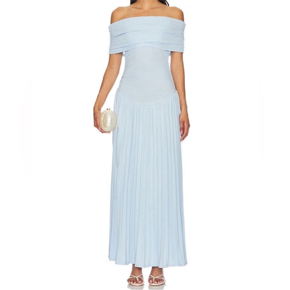 Lioness Field of Dreams Light Blue Maxi Dress